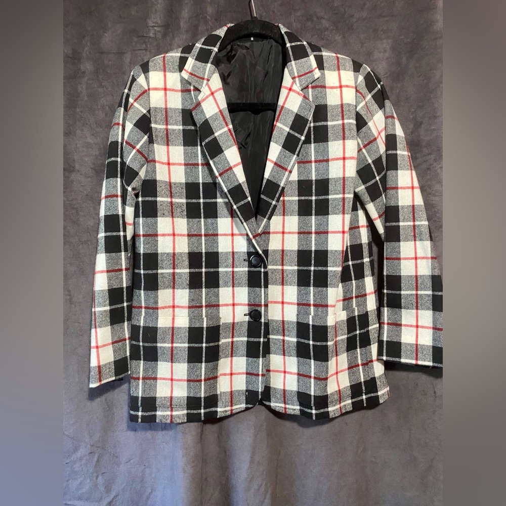 VINTAGE WOOL BLAZER SMALL